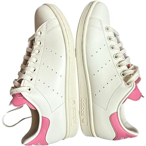 Adidas Originals Stan Smith Tre-Tongue Pink Lace Up Sneakers. Shoes. 6.5. 6 1/2. - Picture 6 of 14
